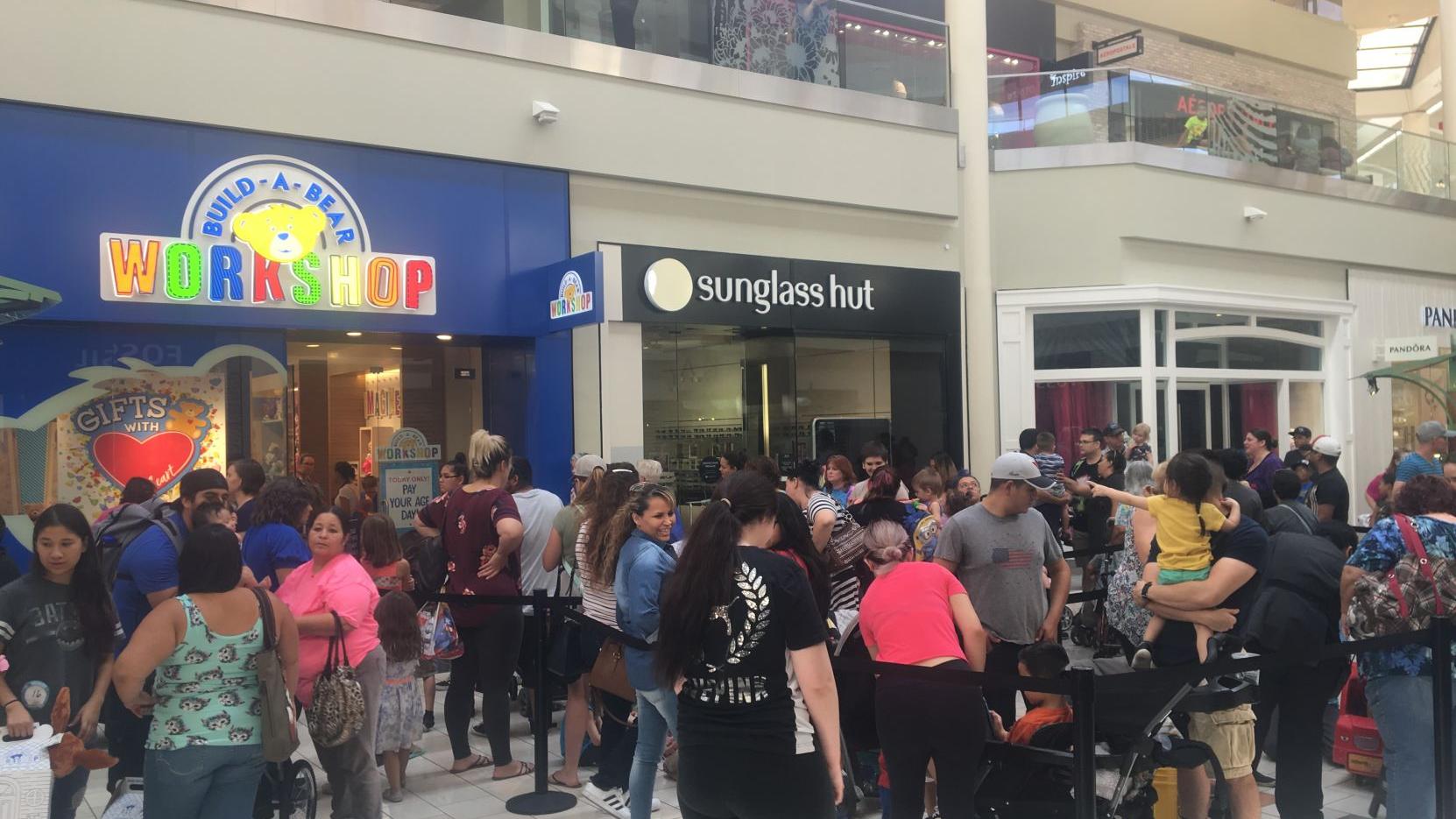Massive line at Tucson Mall as Build-a-Bear's 'Pay Your Age' promotion goes bonkers